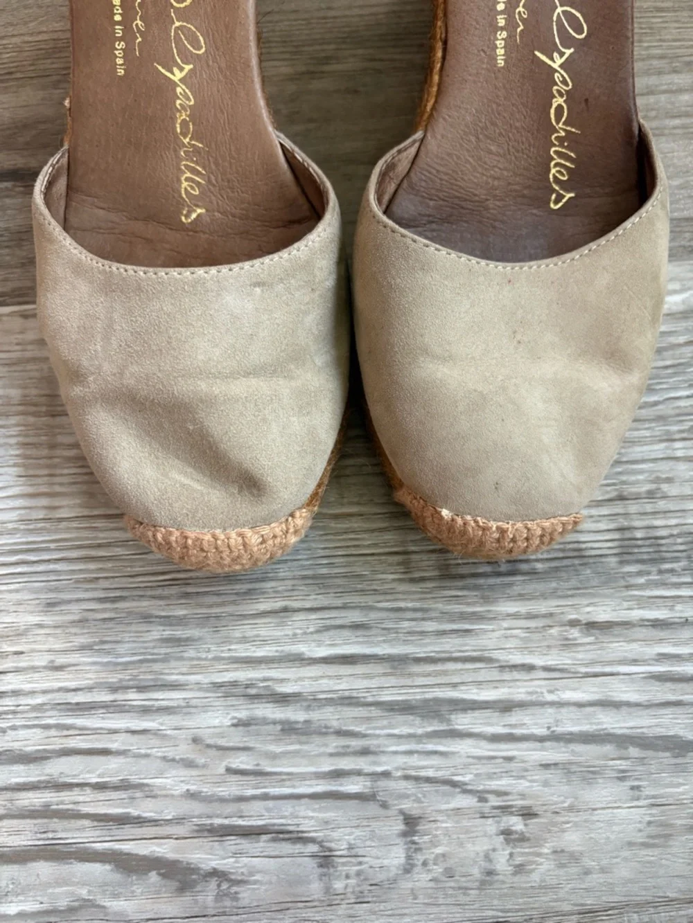 Gaimo Espadrilles Suede Wedge Ankle Strap Sandals